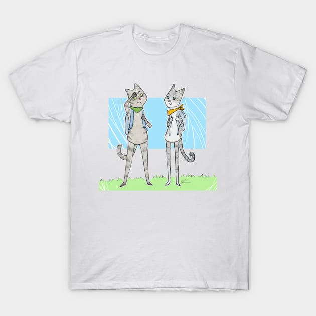 Cat trip T-Shirt by bitingnclawing